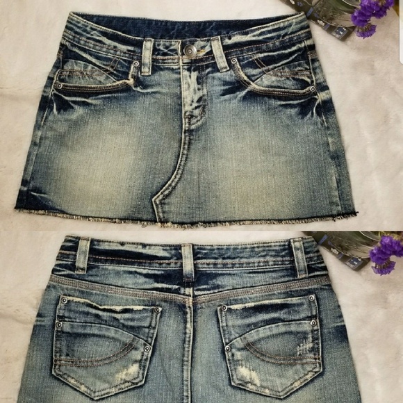Jean Mani Dresses & Skirts - JEANMANI denim mini skirt